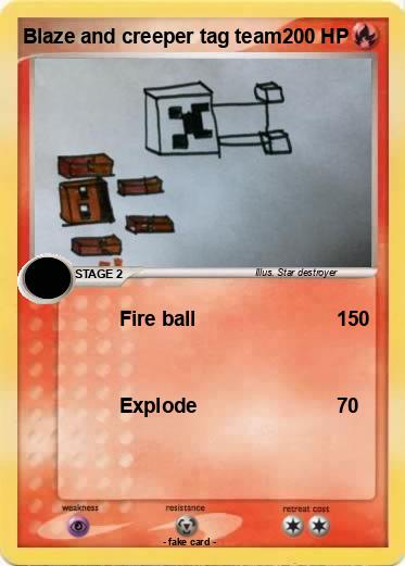 Pokemon Blaze and creeper tag team
