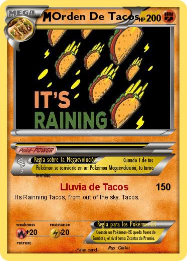 Pokemon Orden De Tacos