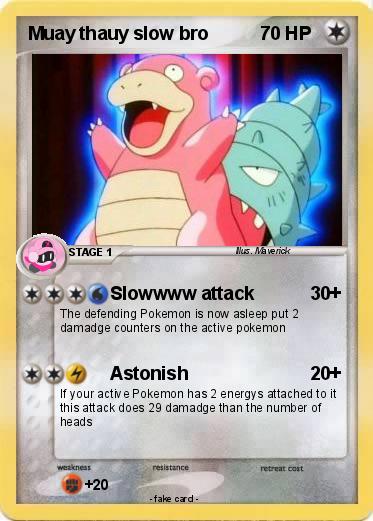 Pokemon Muay thauy slow bro