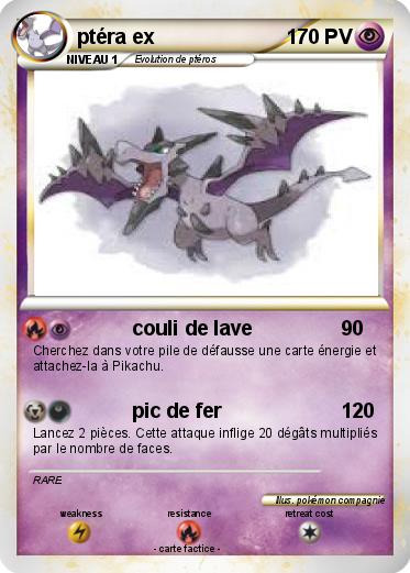 Pokemon ptéra ex