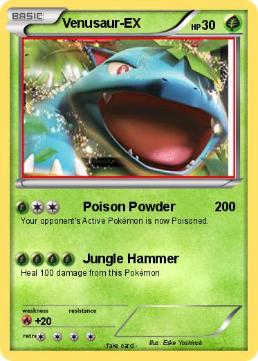 Pokemon Venusaur-EX