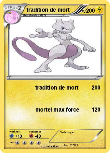 Pokemon tradition de mort