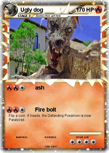 Pokemon Ugly dog