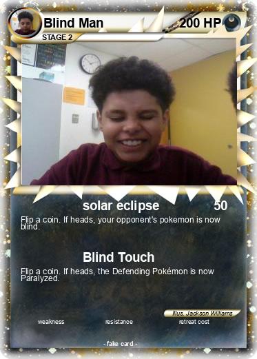 Pokemon Blind Man