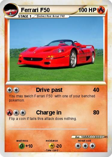 Pokemon Ferrari F50