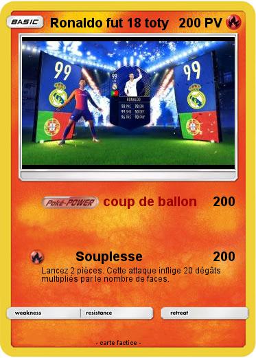Pokemon Ronaldo fut 18 toty