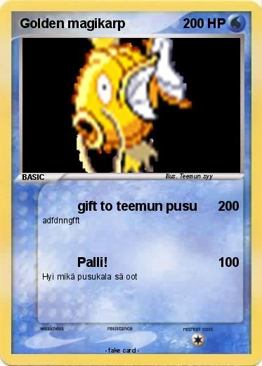 Pokemon Golden magikarp