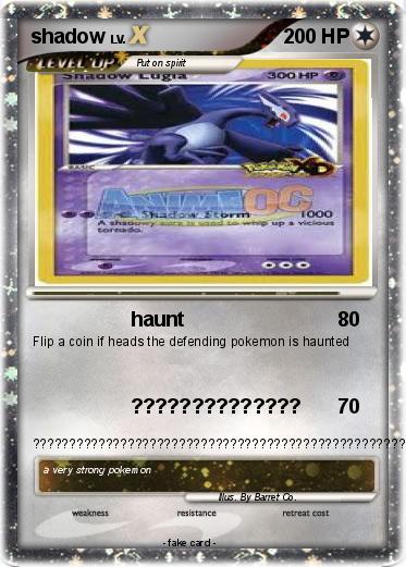 Pokemon shadow