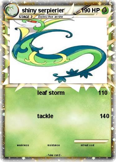 Pokemon shiny serpierier