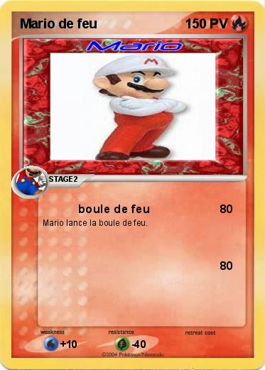 Pokemon Mario de feu