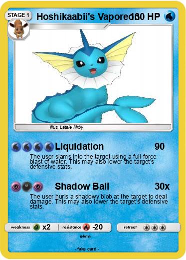 Pokemon Hoshikaabii's Vaporeon