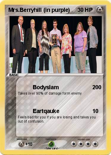 Pokemon Mrs.Berryhill (in purple)