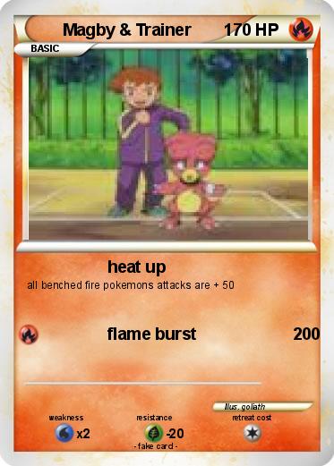 Pokemon Magby & Trainer       1