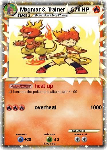 Pokemon Magmar & Trainer    5