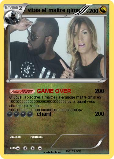 Pokemon vitaa et maitre gims
