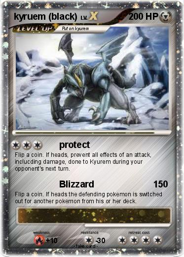 Pokemon kyruem (black)