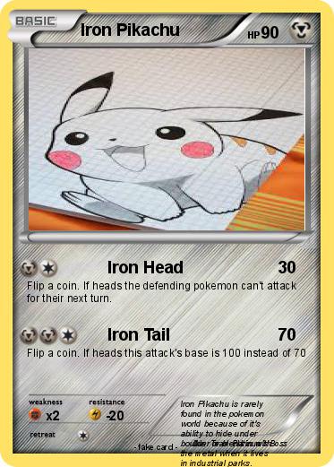 Pokemon Iron Pikachu