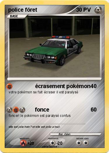 Pokemon police fôret