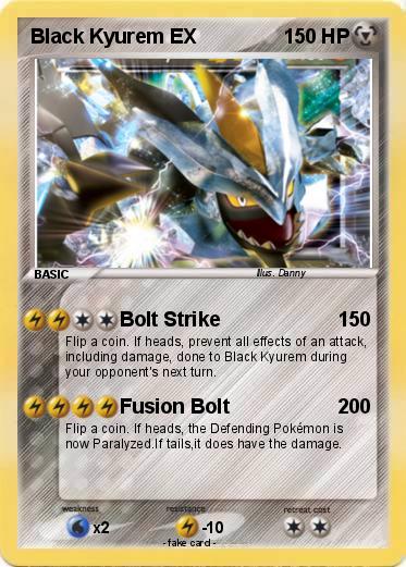 Pokemon Black Kyurem EX