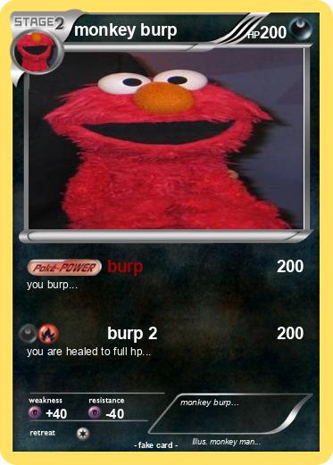 Pokemon monkey burp