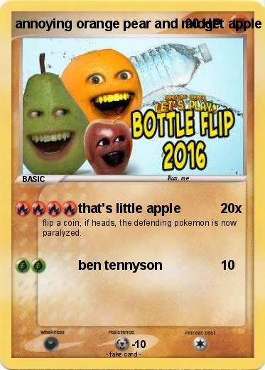 Pokemon annoying orange pear and midget apple