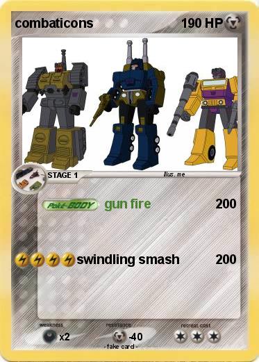 Pokemon combaticons