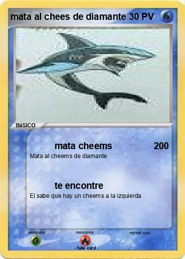Pokemon mata al chees de diamante