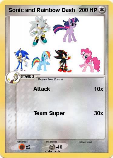 Pokemon Sonic and Rainbow Dash
