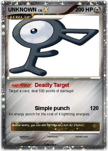 Pokemon UNKNOWN