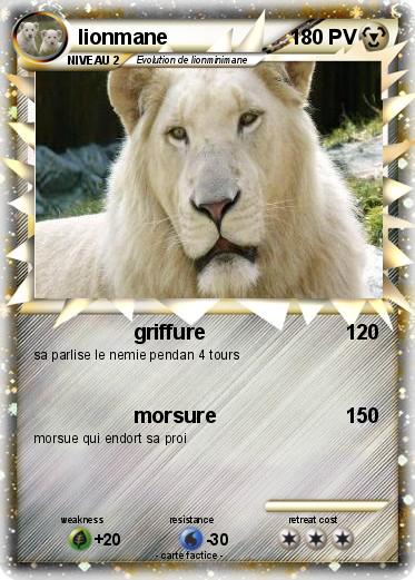 Pokemon lionmane