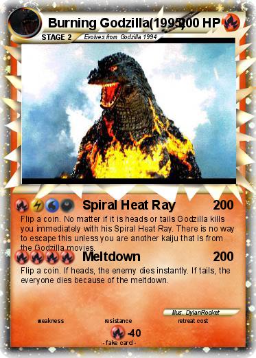 Pokemon Burning Godzilla(1995)