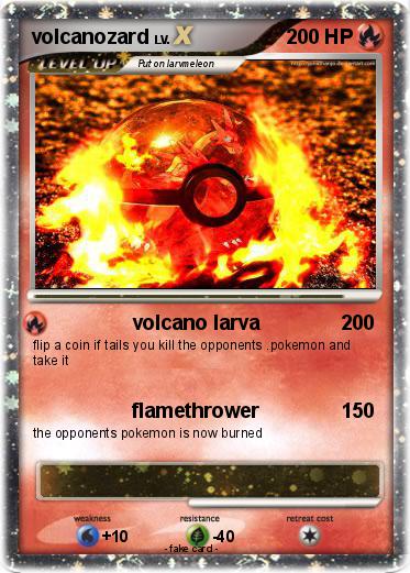 Pokemon volcanozard