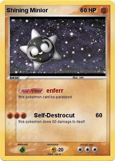 Pokemon Shining Minior