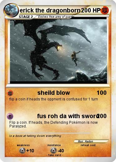 Pokemon erick the dragonborn