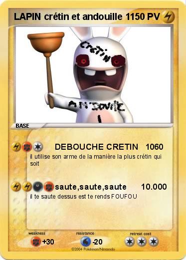 Pokemon LAPIN crétin et andouille 1