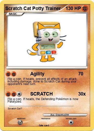 Pokemon Scratch Cat Potty Trainer
