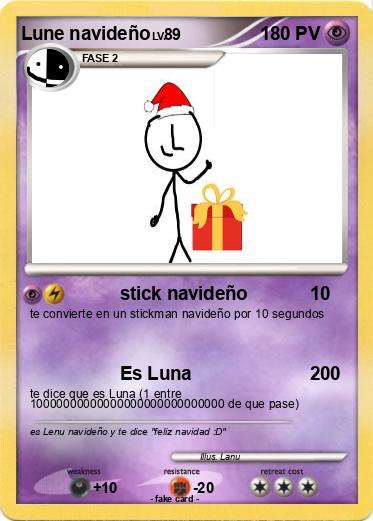 Pokemon Lune navideño
