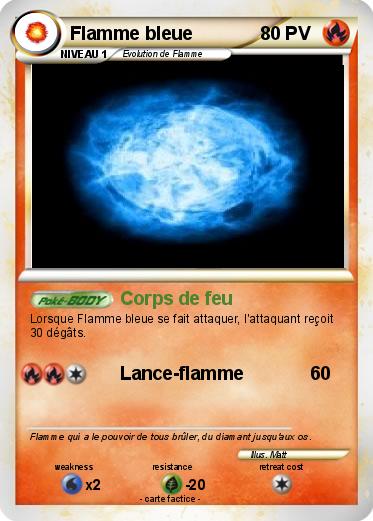 Pokemon Flamme bleue