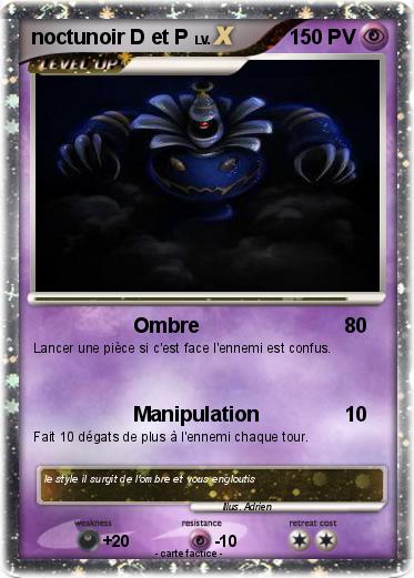 Pokemon noctunoir D et P