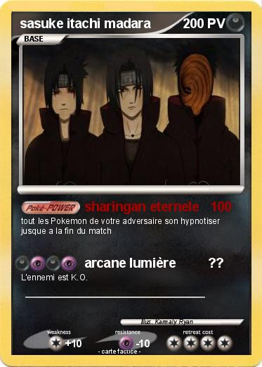 Pokemon sasuke itachi madara