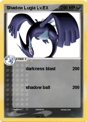 Pokemon Shadow Lugia Lv.EX