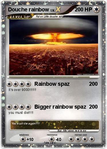 Pokemon Douche rainbow