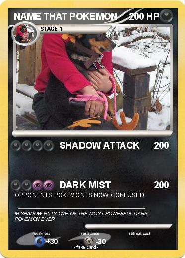 Pokemon NAME THAT POKEMON