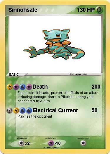 Pokemon Sinnohsate