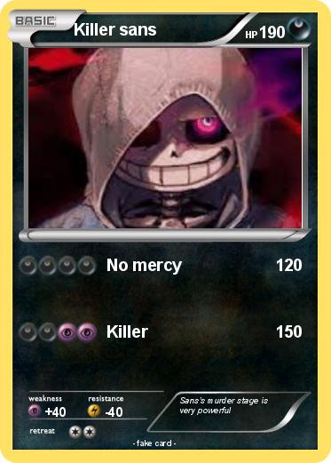 Pokemon Killer sans
