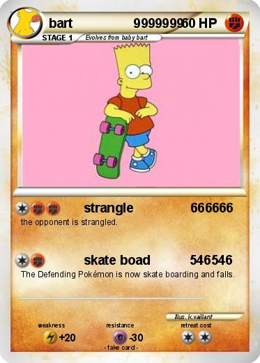 Pokemon bart                 9999999