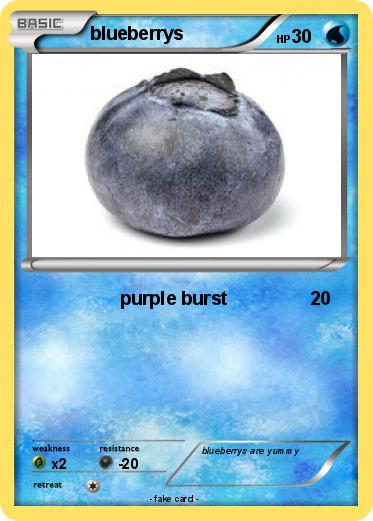 Pokemon blueberrys