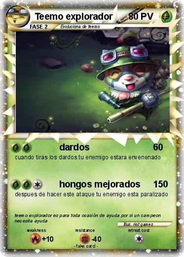 Pokemon Teemo explorador