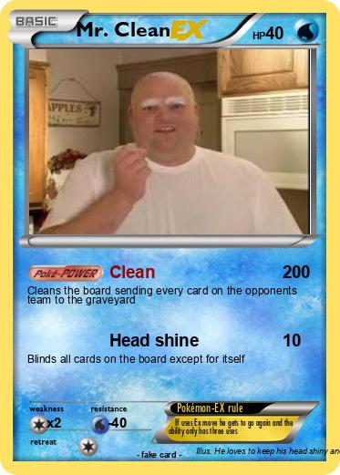 Pokemon Mr. Clean