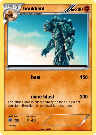 Pokemon bouldiant
